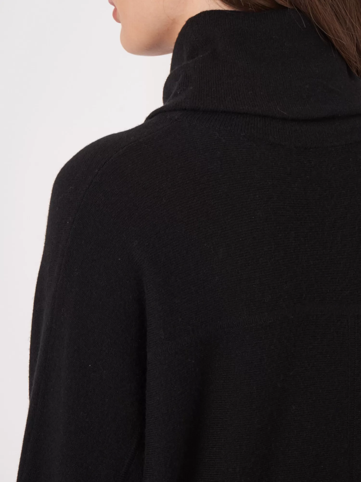 Sale Oversized Trui Met Hoge Hals En Koord Dames Truien