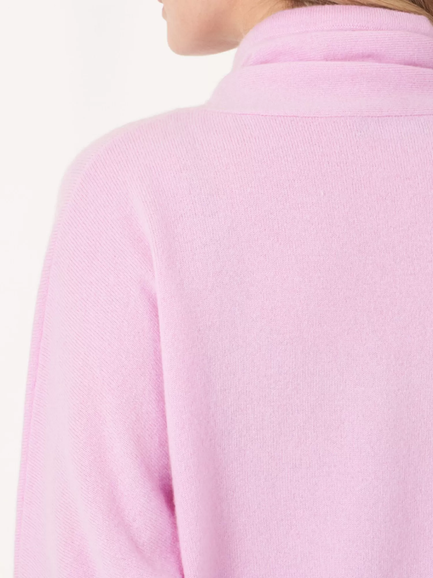 Hot Sportieve Cashmere Trui Met Opstaande Kraag Met Trekkoord Dames Truien