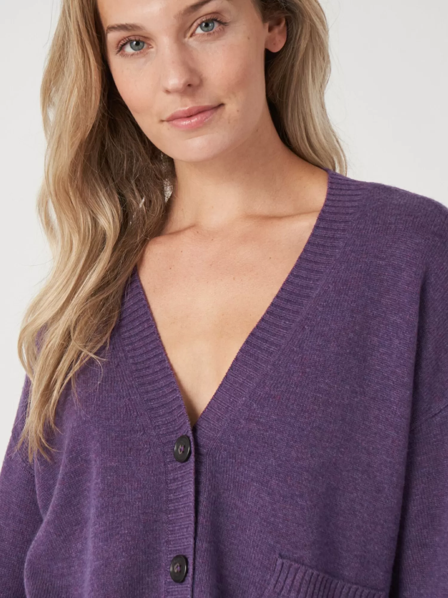 Hot Vest Met Voorzak En Wijde Mouwen Met Geribd Detail Dames Vesten